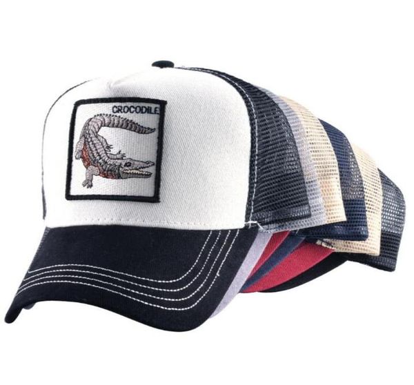 

fashion animal embroidered baseball caps man truck driver cap lady039s hat outdoor net hats 5pcslot6222527, Blue;gray