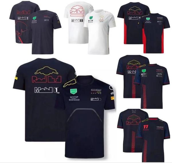

f1 racing t-shirt summer new team round neck polo shirt same style customization