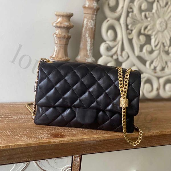 

designer flap bags luxury handbag 25cm genuine leather crossbody bag chain bag