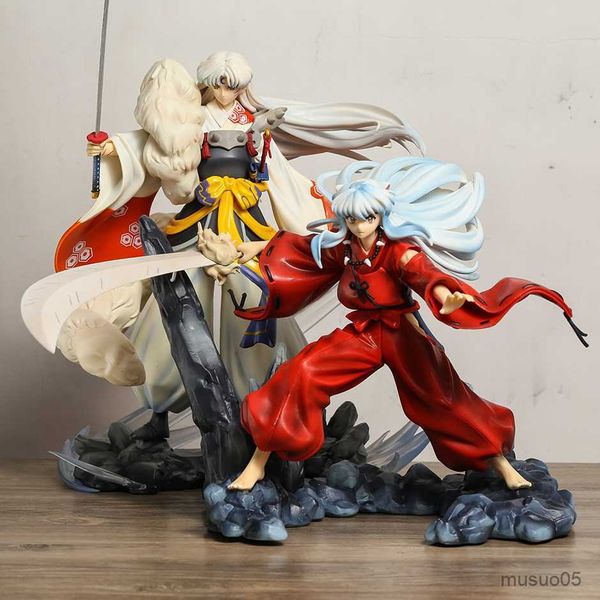 Action Toy Figures Inuyasha Sesshomaru 1/7 Scale Statue Figurine PVC Collection Model Figure Toy