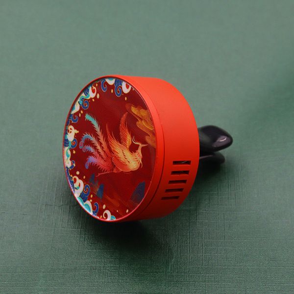 

vintage car air freshener magnet perfume diffuser locket clip stainless steel car decorations accessories