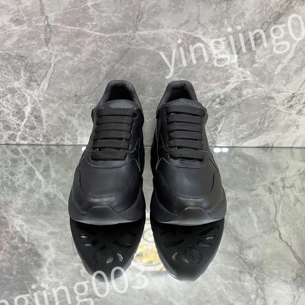

2023 designer casual shoes sneakers reflective vintage shoes men women trainers leather sneaker shoes, Black