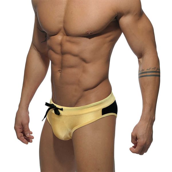 

men's clothing jessborn triangle swimsuit fashionable beach bathing spring low waist sexy, White;black