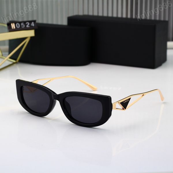 

new summer luxury sunglasses polaroid lens designer womens mens goggle senior eyewear for women eyeglasses frame vintage metal sun glasses o, White;black