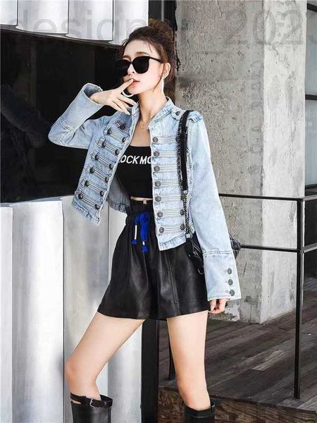 

women's jackets luxuriousm ladies' new autumn winter suit jacket high-quality luxury denim designer high- leisure spring cardigan, Black;brown