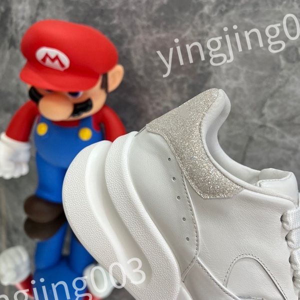 

new luxury designer casual shoes sneakers reflective vintage shoes mens women trainers leather sneaker shoes, Black