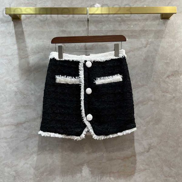 

party dresses luxurious2023 spring suer dresses for women new short skirt dinner dress designer rty fashion high- tweed irthday gift txwf, White;black