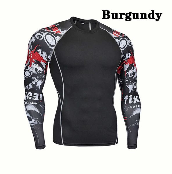 

men's t-shirts new quick dry fitness sport t-shirts male outdoor running climbing long sleeve tee tights bodybuilding solid men under, White;black