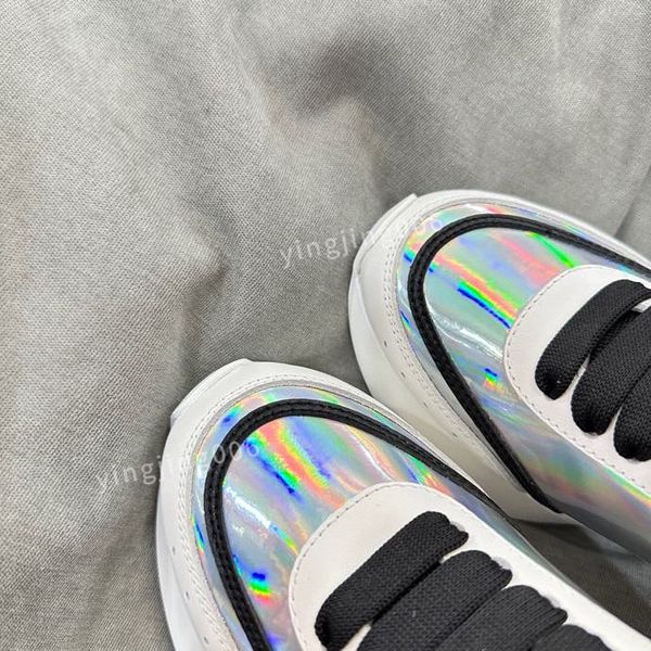 

2023brand women designer fashion casual shoes leather lace-up sneaker fashion lady flat running trainers letters gym sneakers, Black