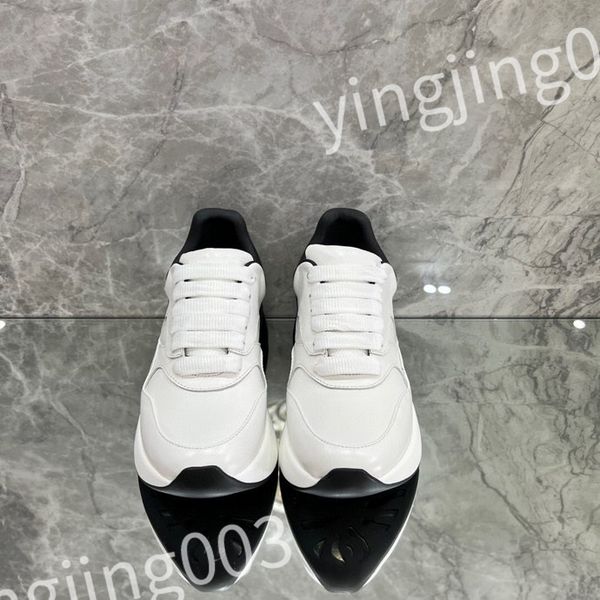 

2023 designer casual shoes sneakers reflective vintage shoes mens women trainers leather sneaker shoes, Black
