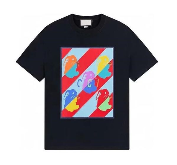

designer men's t-shirts, men's and women's luxury brand t-shirts, summer round neck short sleeve outdoor fashion casual cotto, White;black