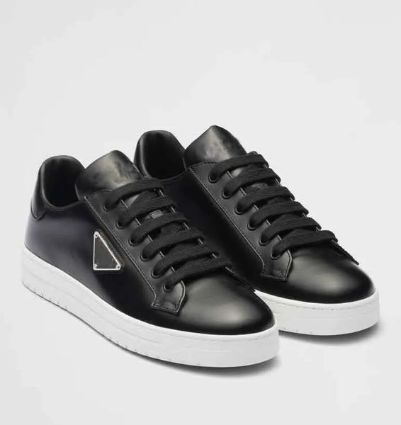 

brand downtown sneakers shoes men brushed leather white black discount footwear discount comfort skateboard walking with box eu38-46