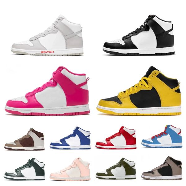 

sandals with box sb dunks high casual shoes mens women unc dunksb black white cargo khaki vast grey pink prime syracuse sail crimson tint va