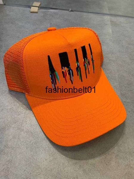 

latest colors ball caps luxury designers hat fashion amirs trucker cap embroidery letters 22ss, Blue;gray
