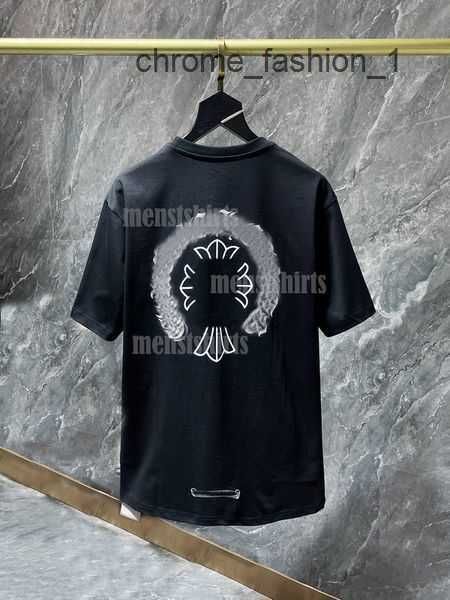 

men's t-shirts buy chromes heart mens for 2023 rs embossed letter horseshoe sanskrit cross pattern tees size s-xl 10 ult2, White;black