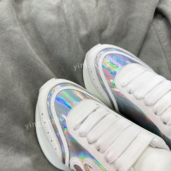 

2023brand men designer fashion casual shoes leather lace-up sneaker fashion lady flat running trainers letters gym sneakers, Black