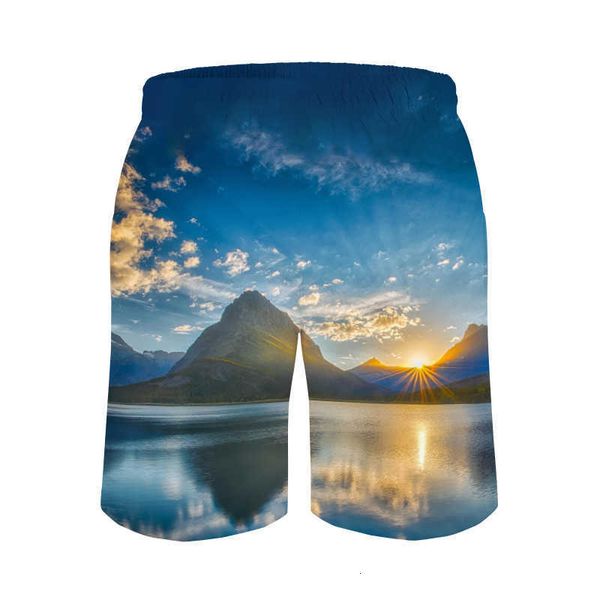 

men's clothing 2023 summer beach pants casual loose trendy style, White;black