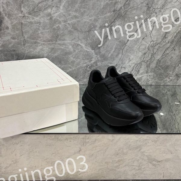 

new r casual shoes sneakers reflective vintage shoes men women trainers leather sneaker shoes, Black