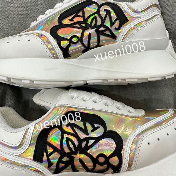 

men casual shoes designer leather lace-up sneaker fashion running trainers letters woman shoes flat printed gym sneakers, Red;white