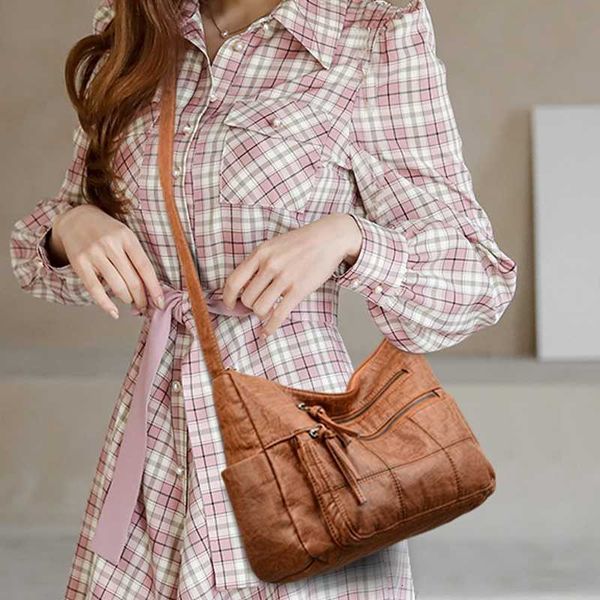 

bags bag purses fashion handbags multi-pocket messenger soft luxury leather women shoulder designer and crossbody