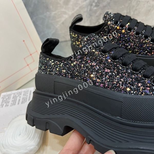 

2023new womens brand quality designers sneakers camouflage casual shoes checkered studded flats mesh trainers, Black