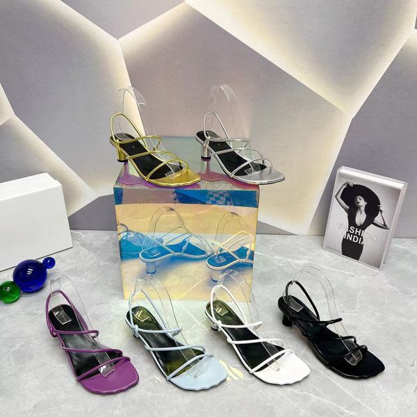 

designer summer sandals proenza bumper sandals 2023 new fashion woman shaped toe sandals schouler derma shoes size35-40, Black