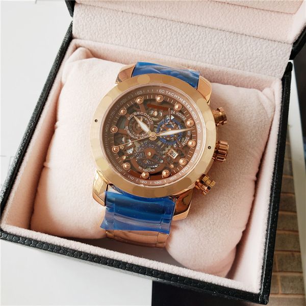 

wristwatches for men 2023 new mens watches diameter all dial work quartz watch luxury brand brei bvl43, Black;brown