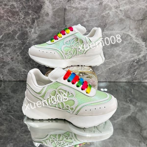 

2023womens men quality casual shoes designer leather lace-up sneaker fashion running trainers letters woman shoes flat printed gym sneakers, Red;white