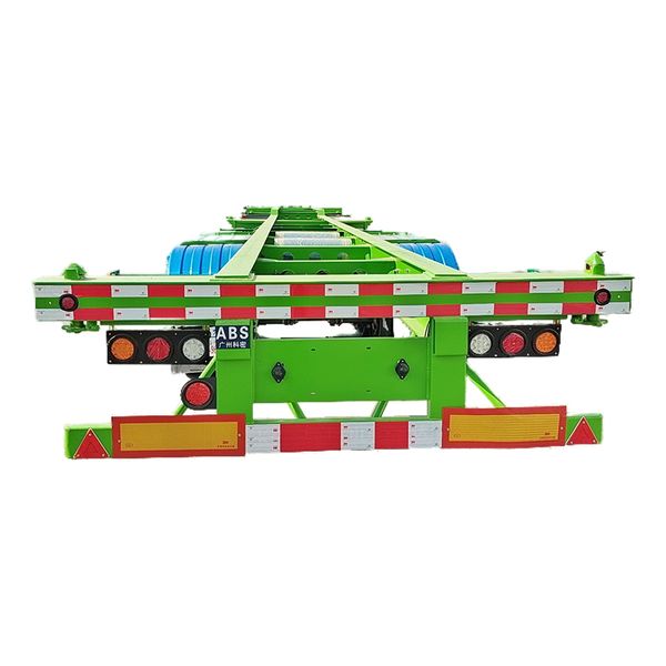 

container transportation semi trailer large vehicle accessories skeleton type