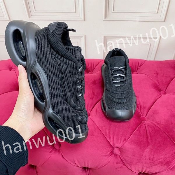 

2023 new quality men women casual shoes designers sneaker reflective fashion genuine leather platform flat mens trainers, Black