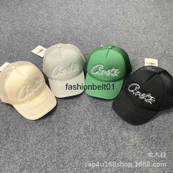 

american style truck cap with curved brim men's and women's corteizes allstarz trucker hat truck cap new style, Blue;gray