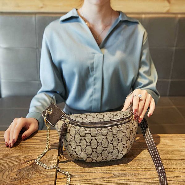 

50% off 2023 handbag ins chest new fashion crossbody waist casual versatile western style small net red one shoulder women's bag trend