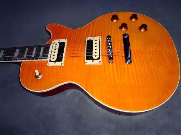 

musical instruments yellow customlp electric guitar oem available 68