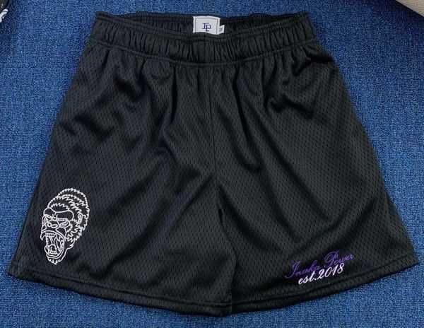 

inaka double mesh shorts summer sports casual print classic men clothing gym y2k oversize basketball running ip short 3 3ov9, White;black