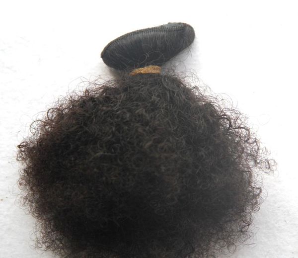 

mongolian kinky curly clip in hair extensions 100g 9pcs afro kinky clip in extensions 10quot24quot clip in human hair extensi5084902, Black;brown