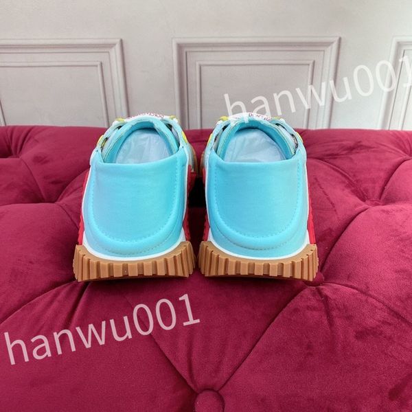 

luxurys designer woman shoe leather lace up men fashion platform sneakers white black mens womens casual shoes