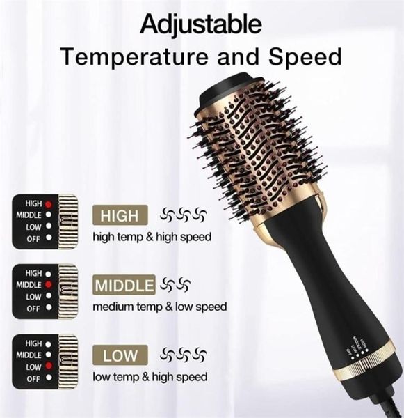 

curling irons 3 in 1 adjustable air comb wet and dry hair dryer electric straight and curly hair styling tool smoothing brush 22109482506