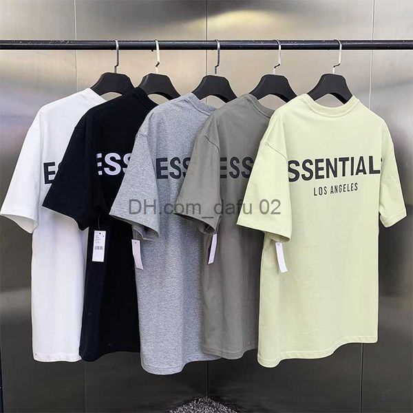 

men's t-shirts fashion new men's t-shirt reflective letter short sleeve high street hip hop oversized cotton tees l230515, White;black