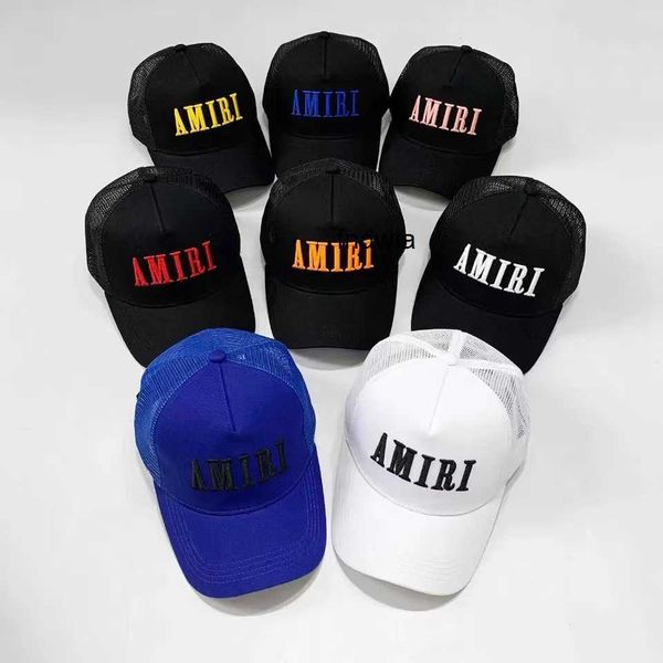 

amirs high street style baseball cap sunscreen fashion summer embroidered baseball cap, Blue;gray