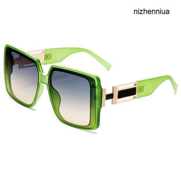

hermm elegant sunglasses 2023 fashionable square style sunglasses for men and women trendy street pbetteros personalized metal decorative ey, White;black