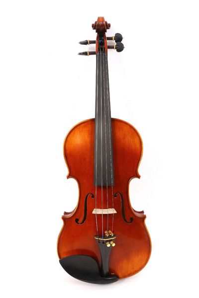 

master violin 4/4 handmade flame one piece maple back russian spruce #3165