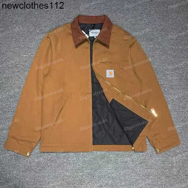 

carhart designer mens jackets wip thick detroit american work clothes cotton jacket men women couple loose design52ess, Black;brown