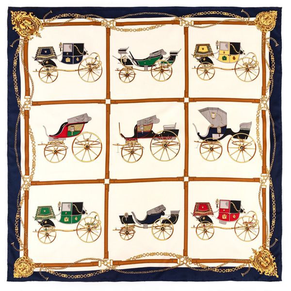 

sarongs pobing manual hand rolled twill silk scarf women plaid carriage square scarves echarpes foulards femme wrap bandana hijab 90cm 23051, Blue;gray