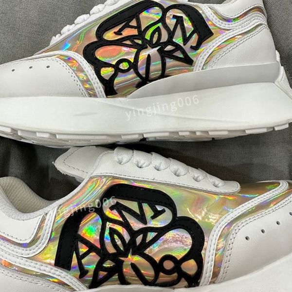 

brand women designer fashion casual shoes leather lace-up sneaker fashion lady flat running trainers letters gym sneakers, Black