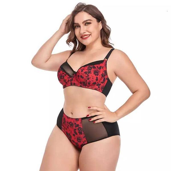 

bikini air bra & panties women new low waisted thong2023 custom female young girl ladies cotton wire brief sets woman underwear panty and se, Red;black