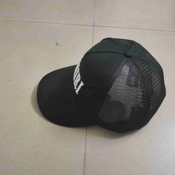 

2022 designer lexurie lettre broderie bend wave amirs caps male hip hop visor mesh male femelle cross punk baseball hats, Blue;gray