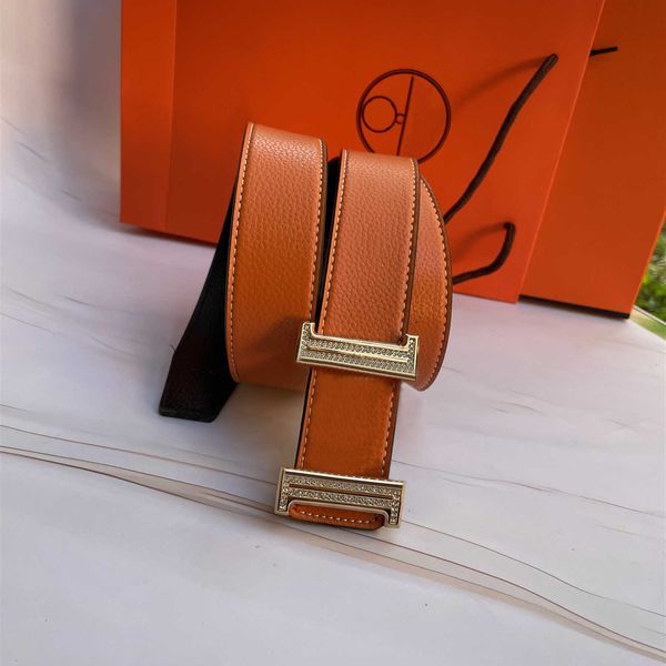 

luxury brand belt fashion designer waistband width 3.8cm classic smooth buckle men business casual denim belt womens belts high-quality, Black;brown