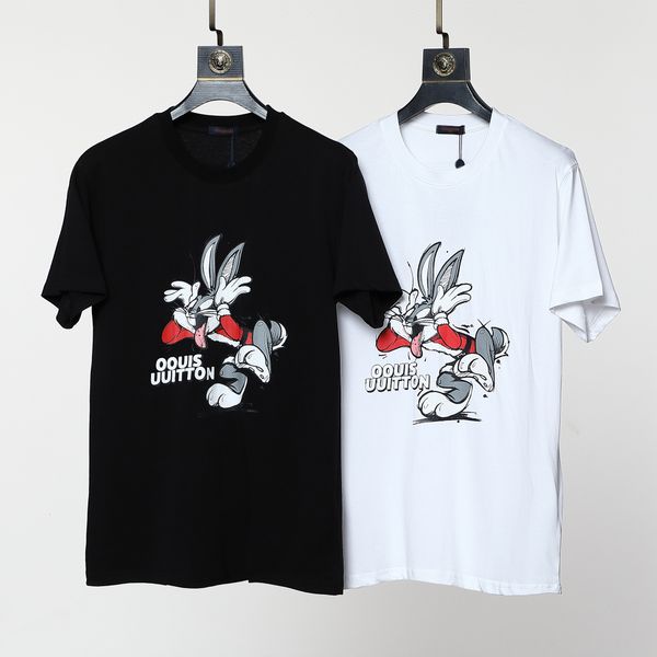 

luxury t-shirt men's women's designer t-shirt short sleeve summer fashion print embroidery men's casual high-quality designer, White;black