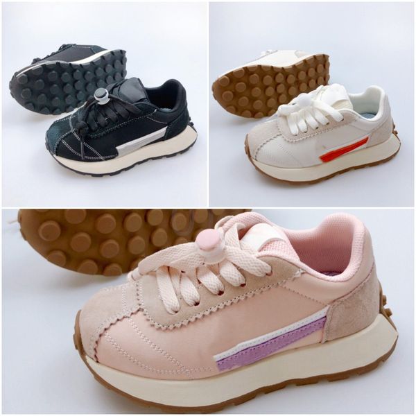

2023 kids running shoes waffle sacai one ldv ldwaffle boys girls pegasus 83 outdoor sports trainers union classic cortez 2.0 walking shoes s, Black