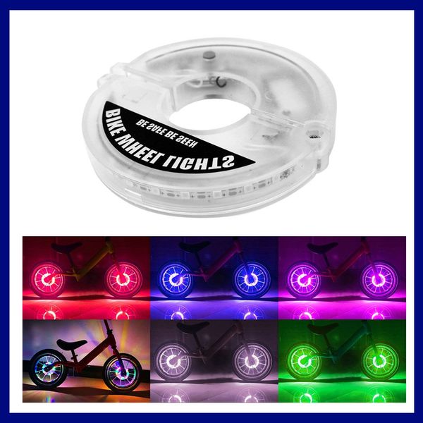 

22 led flash spoke light intelligent induction bicycle wheel lights usb rechargeable balance car drum tyre tire valve lamp car motorcycle ti